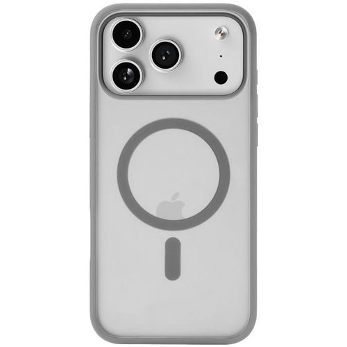 Чехол (клип-кейс) UBEAR Cloud Mag Case, для Apple iPhone 17 Pro Max, противоударный, серый/прозрачный [cs580gr69pmt-i25m]