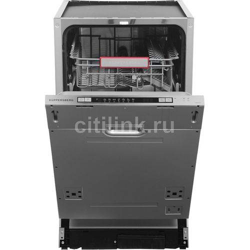 Встраиваемая посудомоечная машина KUPPERSBERG GSM 4572, узкая, ширина 45см, полновстраиваемая, загрузка 9 комплектов