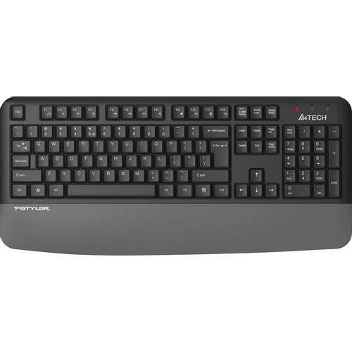 Клавиатура A4TECH Fstyler FGK20, беспроводная, USB, Радиоканал, мембранная, с гравировкой, серый
