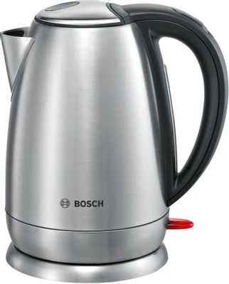 Чайник электрический Bosch TWK78A01, 2200Вт, черный и серебристый