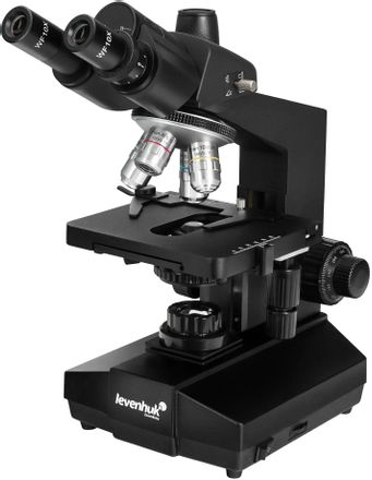 Микроскоп LEVENHUK 890T, световой/оптический/биологический, 40-2000x, на 4 объектива, черный [84768]