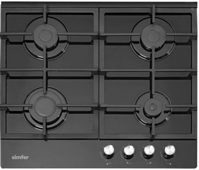 Газовая варочная панель Simfer H60H40B516, независимая, черный – купить ...
