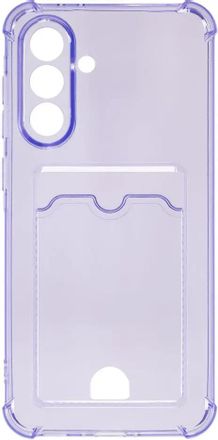 Чехол (клип-кейс) ZIBELINO Silicone Card Holder, для Samsung Galaxy A56, сиреневый [zsch-sam-a56-cam-lil]