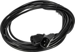 Изображение товара Кабель-удлинитель питания Buro AN23-1008-5, IEC C13 - IEC C14, 5м, черный Изображение товара Кабель-удлинитель питания Buro AN23-1008-5, IEC C13 - IEC C14, 5м, черный