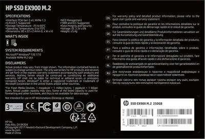 Hp ex900 250gb on sale