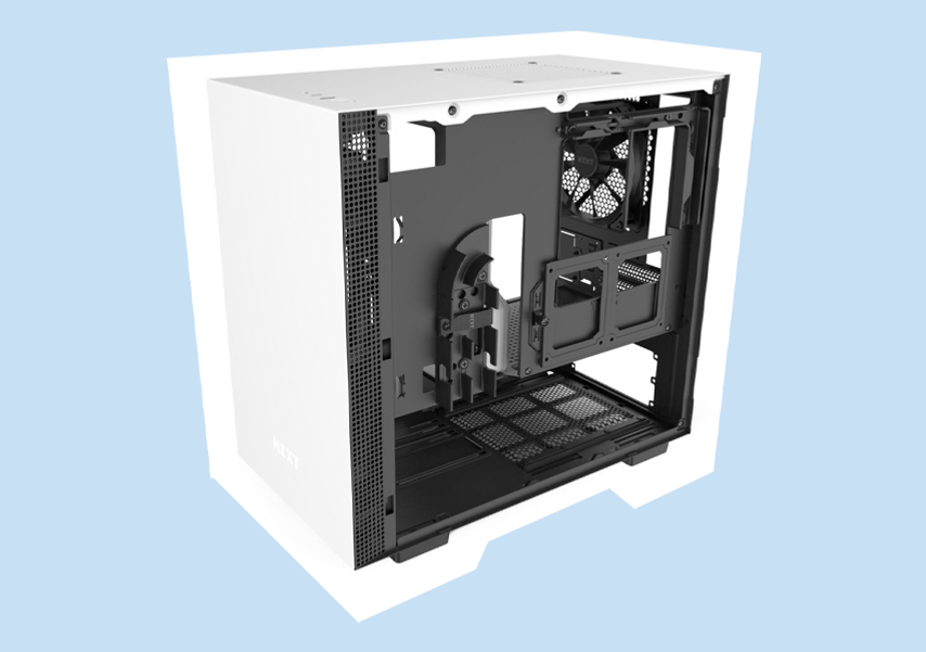 Корпус NZXT H210 с направляющими для кабелей питания