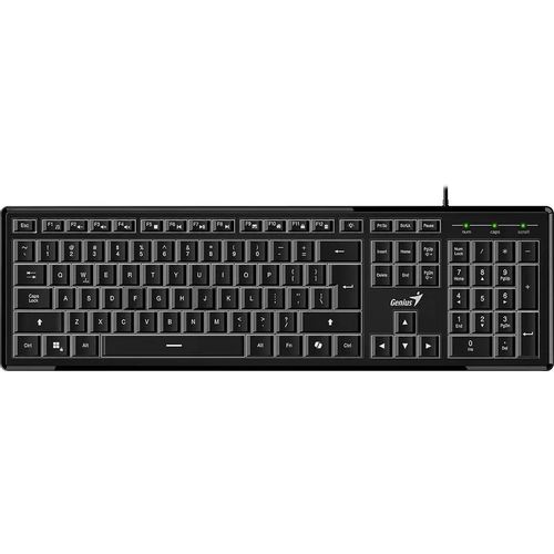 Клавиатура Genius SlimStar 820, проводная, USB, мембранная, черный [31310055402]