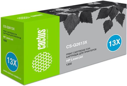 Картридж Cactus CS-Q2613X, Q2613X, черный / CS-Q2613X