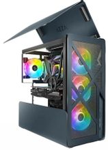 Изображение товара Корпус AZZA Cast Full-Tower без блока питания черный с подсветкой ARGB