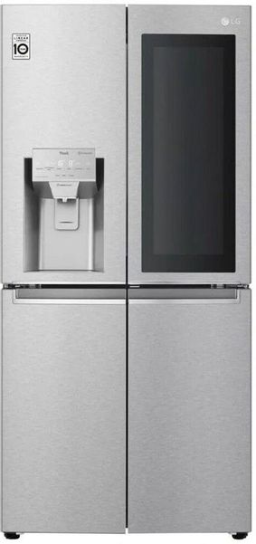 Холодильник трехкамерный LG GC-X22FTALL Total No Frost, Side by Side, сталь