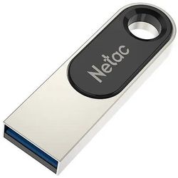 Флешка USB NETAC U278 8ГБ, USB2.0, серебристый и черный