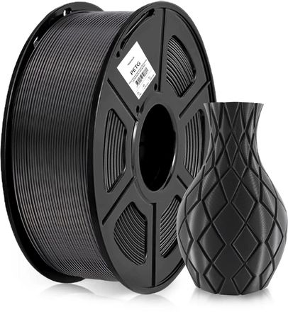Пластик Cactus CS-3D-PETG-1KG-BLACK PETG/ 1.75мм/ 1кг/ 316м/ черный