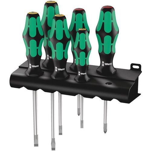 Набор отверток WERA 334/6 Rack, 6 предметов [we-105650]