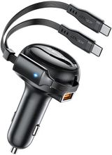 Изображение товара Автомобильное зарядное устройство ACEFAST B13, USB-A и USB-C, 53Вт