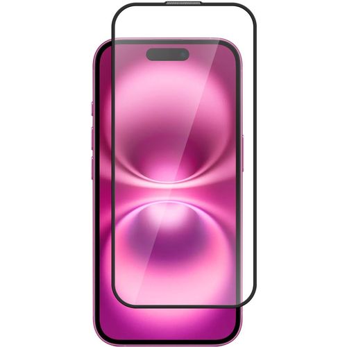Защитное стекло для экрана BORASCO для Apple iPhone 16 антиблик, 145х69 мм, 2.5D, прозрачный [73685]