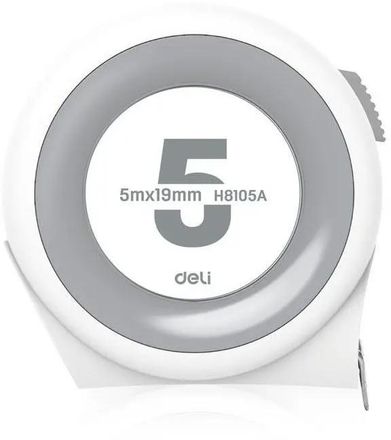 Рулетка строительная Deli H8105A, 5м x19мм, с автостопом