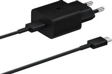 Изображение товара Сетевое зарядное устройство Samsung EP-T1510,  USB-C, USB-C, 15Вт, 2A, черный [ep-t1510xbegeu]