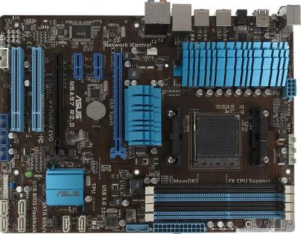 Материнская плата ASUS M5A97 R2.0, SocketAM3+, AMD 970, ATX, Ret