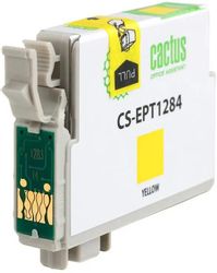 Картридж Cactus CS-EPT1284, желтый