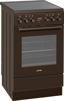 Электрическая плита Gorenje EC52303ABR, стеклокерамика, коричневый ...