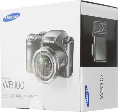 Отзывы на Цифровой фотоаппарат Samsung WB100, черный в интернет-магазине  СИТИЛИНК (733189)