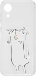 Чехол (клип-кейс) BORASCO ArtWorks, для Samsung Galaxy A03 Core, прозрачный/рисунок