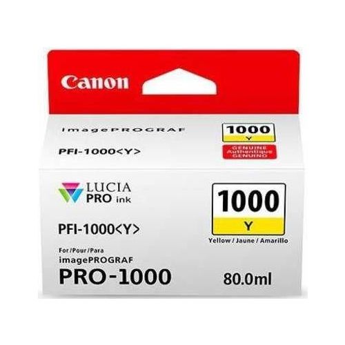 Картридж Canon PFI-1000 Y, желтый / 0549C001