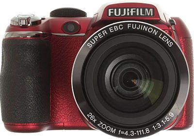 Цифровой компактный фотоаппарат Fujifilm FinePix S4300, красный