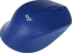 Мышь беспроводная Logitech M330 Silent Plus, USB, синий