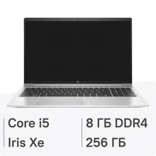 Изображение товара Ноутбук HP ProBook 450 G9 15.6 IPS Core i5 8ГБ SSD FreeDOS серебристый
