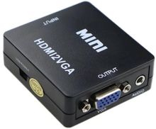 Изображение товара Переходник аудио-видео PREMIER 5-983M,  HDMI (f) -  VGA (f),  Jack 3.5 (f),  черный