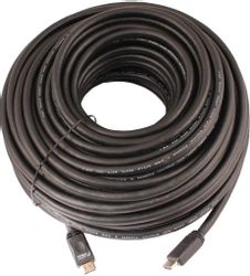Изображение товара Кабель аудио-видео  WH-111,  HDMI (m) -  HDMI (m),  ver 1.4,  35м, GOLD,  черный [10879]