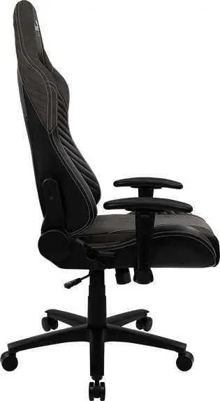Кресло игровое Aerocool Ситилинк Iron в черный Black, [baron колесиках, – Baron на купить iron black] эко.кожа/ткань, 1166012 
