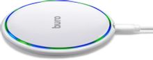 Беспроводное зарядное устройство Buro QF3, 10Вт, 1.1A, белый [qf3a10wh ...