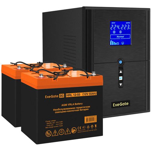 ИБП EXEGATE SineTower SZ-2000.LCD.AVR.3SH.1C13.USB, 2000ВA [ex296843rus]