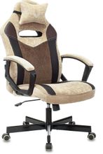 Изображение товара Игровое кресло ZOMBIE VIKING 6 KNIGHT на колесиках ткань бежевое стильное комфортное