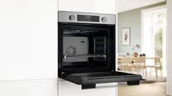 Духовой шкаф электрический Bosch Serie 4 HUA736ER0, 76л, нержавеющая сталь