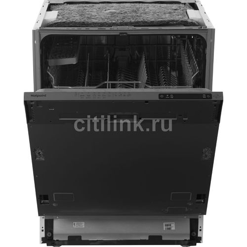 Встраиваемая посудомоечная машина HOTPOINT HI 4C66, полноразмерная, ширина 59.8см, полновстраиваемая, загрузка 14 комплектов