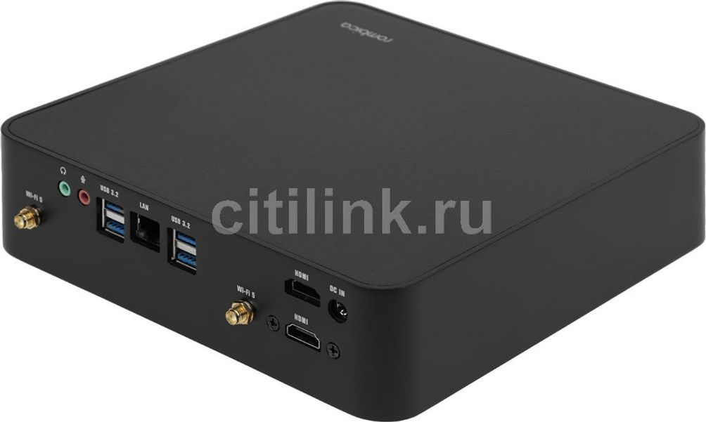 Неттоп ROMBICA Blackbird i3 HX12185D,  Intel Core i3 12100,  DDR4 8ГБ, 512ГБ(SSD),  Intel UHD Graphics 730,  noOS,  черный [pcmi-0221]