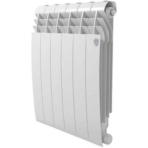 Радиатор биметаллический ROYAL THERMO BiLiner B 500, 6 секций, боковое подключение, белый
