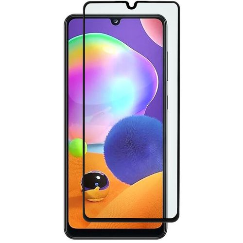 Защитное стекло для экрана ZIBELINO для Samsung A31/A32 4G/A22/M22/M32/A33 5G антиблик, 5D, 1 шт, черный [ztg-5d-sam-a315-blk]