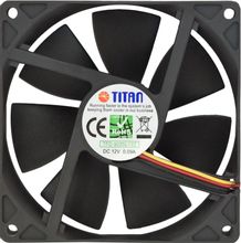 Характеристики Вентилятор Titan TFD-9225L12Z 90мм, 3-pin, 1800об/мин ...