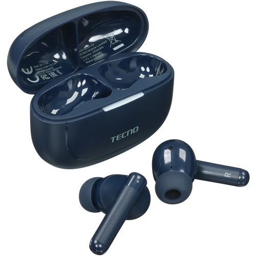 Наушники TECNO Buds 4 Air BD04, Bluetooth, внутриканальные, синий [bd04 air midnight blue]