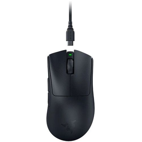 Мышь беспроводная Razer DeathAdder V3 Pro, игровая, радио, оптическая, USB, USB-C, 30000dpi, черный [rz01-04630100-r3g1]