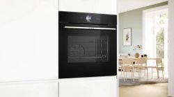 Духовой шкаф электрический Bosch Serie 8 HBG7361B1, 71л, черный