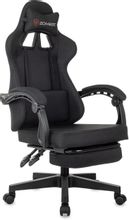 Изображение товара Игровое кресло ZOMBIE 3 на колесиках с регулировками, ткань, черное