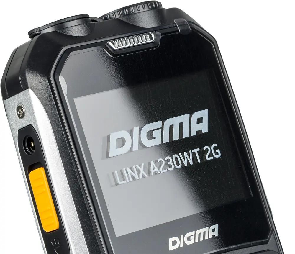 Характеристики Сотовый телефон Digma Linx A230WT 2G, черный (1031311)  смотреть в СИТИЛИНК