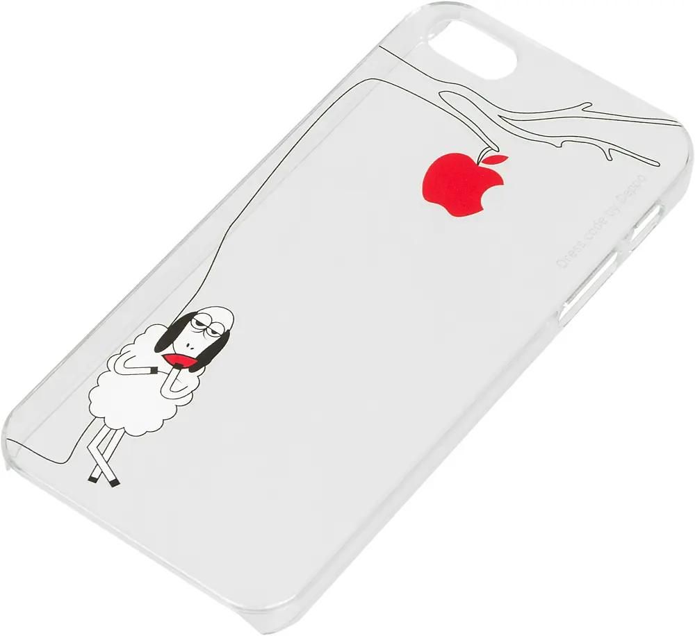 Чехол (клип-кейс) Deppa Art case Будни Петра Яблоко, для Apple iPhone  5/5s/SE, прозрачный [100657] – купить в Ситилинк | 383876