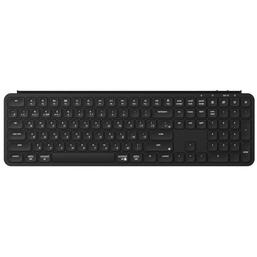 Клавиатура KEYCHRON B6 Pro, беспроводная, USB, Bluetooth/Радиоканал, ножничная, черный [b6p-k9]