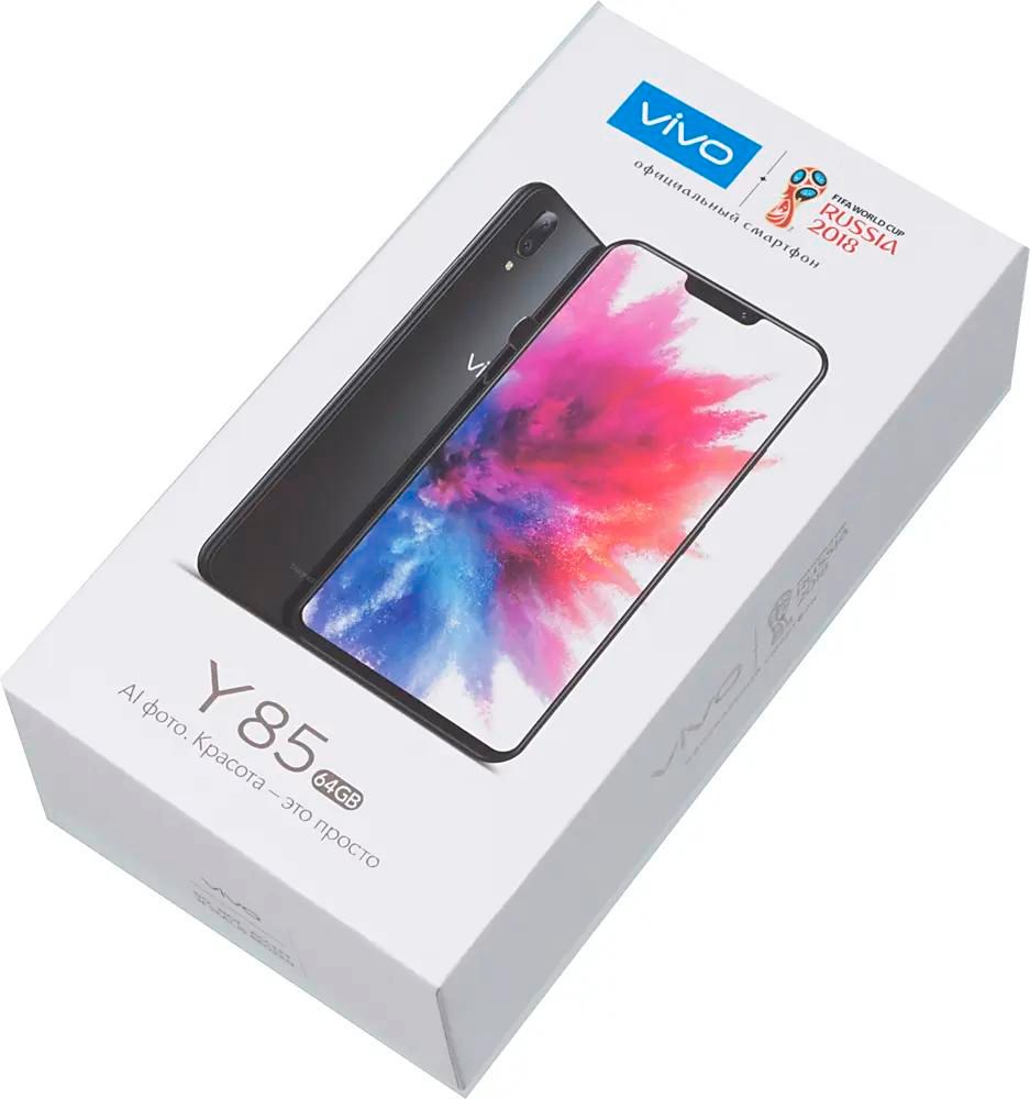 Характеристики Смартфон vivo Y85 64Gb, черный (1145095) смотреть в СИТИЛИНК